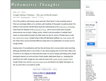 Tablet Screenshot of blog.webometrics.org.uk