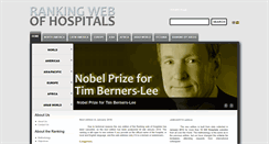 Desktop Screenshot of hospitals.webometrics.info