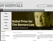 Tablet Screenshot of hospitals.webometrics.info